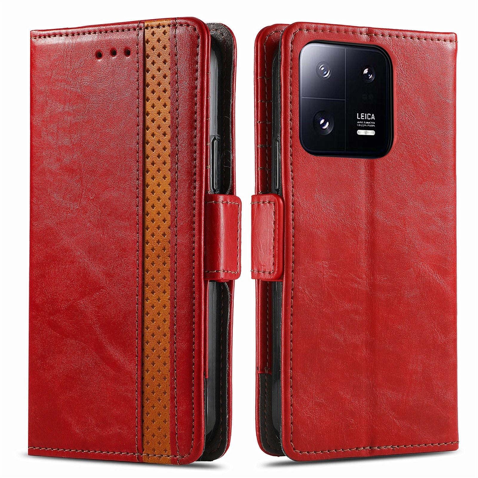 CASENEO 002 Series for Xiaomi 13 Pro 5G Business Splicing Phone Case PU Leather RFID Blocking Wallet Stand Folio Flip Cover CASENEO 002 Series for Xiaomi 13 Pro 5G Business Splicing Phone Case PU Leather RFID Blocking Wallet Stand Folio Flip Cover